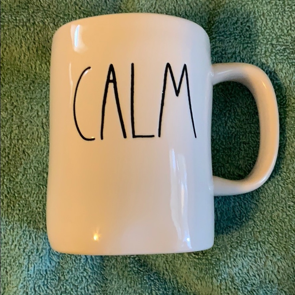 Rae Dunn CALM coffee mug